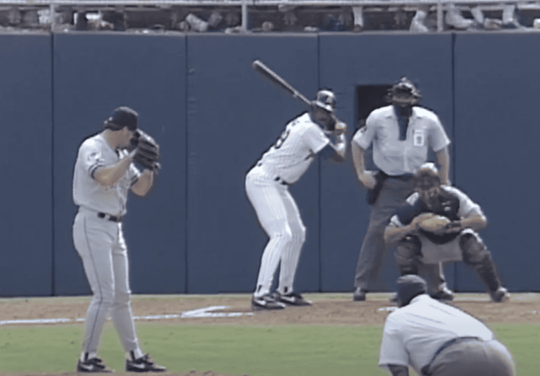 Fred McGriff, known as "The Crime Dog," showcased his talent with the Padres.